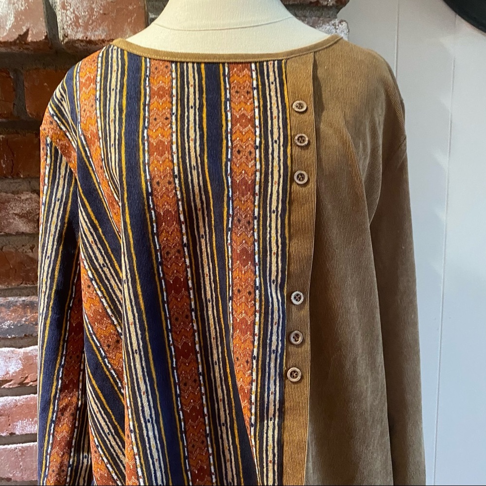 Fun corduroy top!